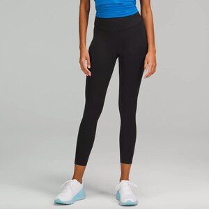 NWT Lululemon Black Base Pace High-Rise Tight 25" - Size 8